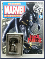 Black Panther from Classic Marvel Figurine Collection - Basic Series manufactured by Eaglemoss [Front]