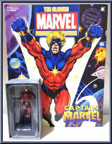 Captain Marvel (Mar-Vell) from Classic Marvel Figurine Collection - Basic Series manufactured by Eaglemoss [Front]