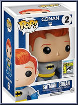 Batman Conan from Conan O'Brien - Pop! Vinyl Figures manufactured by Funko [Front]