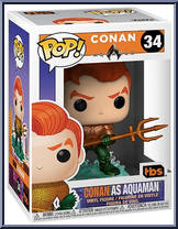 Conan as Aquaman from Conan O'Brien - Pop! Vinyl Figures manufactured by Funko [Front]