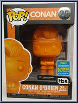 Conan O'Brien (Orange) from Conan O'Brien - Pop! Vinyl Figures manufactured by Funko [Front]