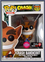 Crash Bandicoot (Flocked) from Crash Bandicoot - Pop! Vinyl Figures manufactured by Funko [Front]