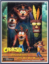 Crash Bandicoot (Aku Aku Mask) from Crash Bandicoot - Basic Series manufactured by Neca [Front]