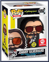 Johnny Silverhand (Glows In The Dark) from Cyberpunk 2077 - Pop! Vinyl Figures manufactured by Funko [Front]