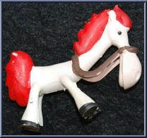 Queenie the Horse from Dairy Queen - Bendables manufactured by Dairy Queen [Loose]