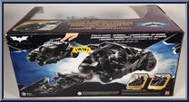 Batmobile & Bat-Pod (Stealth Launch) from Dark Knight - [5" Scale] Vehicles manufactured by Mattel [Back]