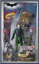 Joker (Punch Packing) (Collector's Card) from Dark Knight - [5" Scale] Series 3 manufactured by Mattel [Front]
