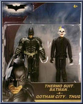 Thermo Suit Batman & Gotham City Thug from Dark Knight - [3 3/4" Scale] 2-Packs manufactured by Mattel [Front]