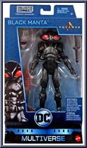 Black Manta from DC Comics Multiverse - Trench Warrior Series manufactured by Mattel [Front]