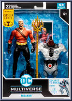 Aquaman (Gold Label) from DC Multiverse - Flashpoint manufactured by McFarlane [Front]