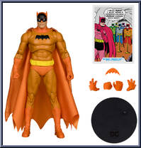 Batman (Orange Suit) (Red Platinum Edition) from DC Multiverse - Basic Series manufactured by McFarlane [Loose]