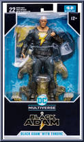 Black Adam (with Throne) from DC Multiverse - Black Adam manufactured by McFarlane [Front]