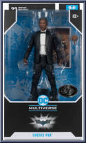 Lucius Fox (Platinum Edition) from DC Multiverse - Batman Begins manufactured by McFarlane [Front]