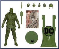 Sergeant Rock (DC Classic) (Platinum) from DC Multiverse - Collector Edition manufactured by McFarlane [Loose]