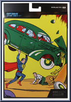Superman (Action Comics #1) from DC Multiverse - Collector Edition manufactured by McFarlane [Back]