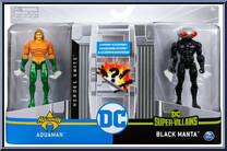 Aquaman vs. Black Manta from DC - Heroes Unite manufactured by Spinmaster [Front]