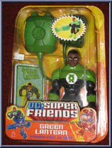 Green Lantern (Power Fist Action) from DC Super Friends - Basic Series manufactured by Mattel [Front]
