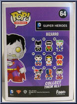 Bizarro from DC Super Heroes - Pop! Vinyl Figures manufactured by Funko [Back]