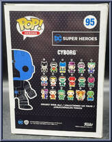 Cyborg (Glows in the Dark) from DC Super Heroes - Pop! Vinyl Figures manufactured by Funko [Back]