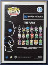 Flash (Black) (Glows in the Dark) from DC Super Heroes - Pop! Vinyl Figures manufactured by Funko [Back]