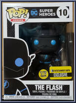 Flash (Black) (Glows in the Dark) from DC Super Heroes - Pop! Vinyl Figures manufactured by Funko [Front]