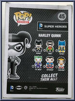 Harley Quinn (Mallet) (Black / White) from DC Super Heroes - Pop! Vinyl Figures manufactured by Funko [Back]