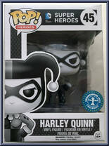 Harley Quinn (Mallet) (Black / White) from DC Super Heroes - Pop! Vinyl Figures manufactured by Funko [Front]