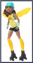 Bumblebee (Roller Derby) from DC Super Hero Girls - Dolls manufactured by Mattel [Loose]