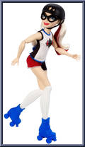 Harley Quinn (Roller Derby) from DC Super Hero Girls - Dolls manufactured by Mattel [Loose]