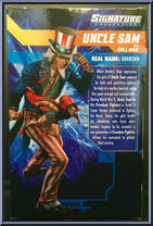 Uncle Sam with Doll Man from DC Universe - Signature Collection manufactured by Mattel [Back]