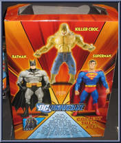 Superman from DC Universe Classics - Giants of Justice manufactured by Mattel [Back]