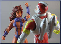 Adam Strange & Starfire: Space Heroes (Mattycollector) from DC Universe Classics - Exclusives manufactured by Mattel [Loose]