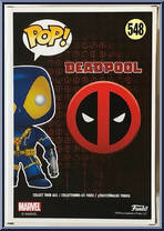 Deadpool (10" Scale) (Blue) from Deadpool - Pop! Vinyl Figures manufactured by Funko [Back]