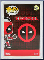 Deadpool (French Maid) from Deadpool - Pop! Vinyl Figures manufactured by Funko [Back]
