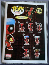 Deadpool (Bath Time) from Deadpool - Pop! Vinyl Figures manufactured by Funko [Back]