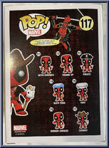 Deadpool (Cowboy) from Deadpool - Pop! Vinyl Figures manufactured by Funko [Back]