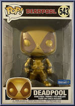 Deadpool (10" Scale) (Gold) from Deadpool - Pop! Vinyl Figures manufactured by Funko [Front]