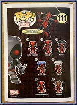 Deadpool (Two Swords) (X-Force) from Deadpool - Pop! Vinyl Figures manufactured by Funko [Back]