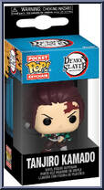 Tanjiro Kamado (Battle Wounds) from Demon Slayer - Pop! Keychains manufactured by Funko [Front]