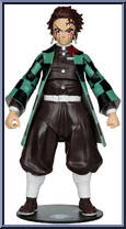 Tanjiro Kamado in Daki Battle (Season 2) from Demon Slayer - 7" Scale manufactured by McFarlane [Loose]