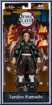 Tanjiro Kamado in Daki Battle (Season 2) from Demon Slayer - 7" Scale manufactured by McFarlane [Front]