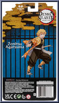 Zenitsu Agatsuma (Season 2) from Demon Slayer - 5" Scale manufactured by McFarlane [Back]