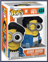 Jung Kook (Minion) from Despicable Me 4 - Pop! Vinyl Figures manufactured by Funko [Front]