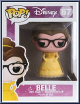Belle (Nerd) from Disney - Disney Universe Pop! manufactured by Funko [Front]