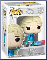 Elsa (Diamond) from Disney - 100th Pop! manufactured by Funko [Front]