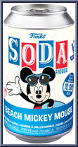 Mickey Mouse (Beach) from Disney - Soda manufactured by Funko [Front]