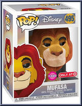 Mufasa (Flocked) from Disney - Disney Universe Pop! manufactured by Funko [Front]