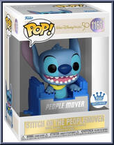 Stitch (On People Mover) from Disney - Walt Disney World 50th Pop! manufactured by Funko [Front]