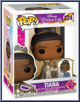 Tiana (Silver Dress) (Metallic) from Disney Princess - Pop! Vinyl Figures manufactured by Funko [Front]