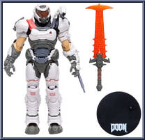 Doom Slayer (White Armor) from Doom - Basic Series manufactured by McFarlane [Loose]